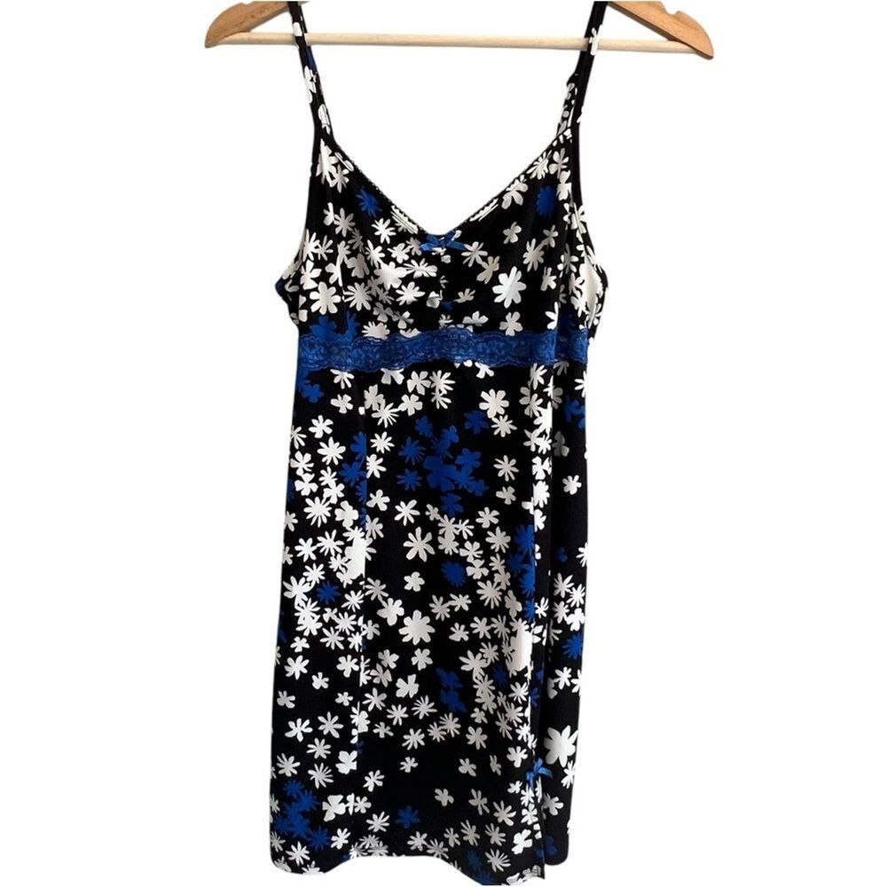 Y2K Babydoll Womens Floral Slip Dress Size S Bloomcore Cottage Romantic